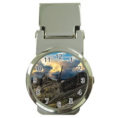 Landscape Clouds Scenic Scenery Money Clip Watches