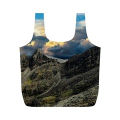 Landscape Clouds Scenic Scenery Full Print Recycle Bags (M) 