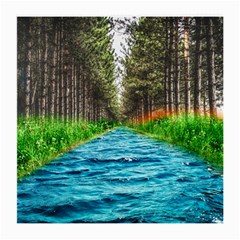 River Forest Landscape Nature Medium Glasses Cloth (2-side) by Celenk