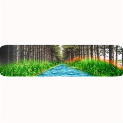 River Forest Landscape Nature Large Bar Mats by Celenk