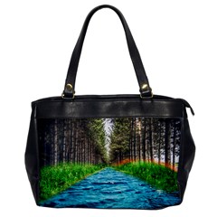 River Forest Landscape Nature Office Handbags by Celenk