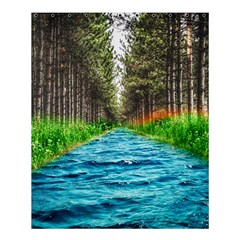 River Forest Landscape Nature Shower Curtain 60  X 72  (medium)  by Celenk