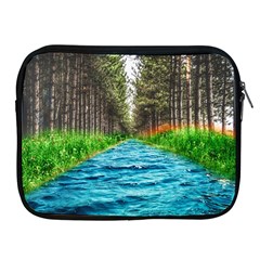 River Forest Landscape Nature Apple Ipad 2/3/4 Zipper Cases by Celenk