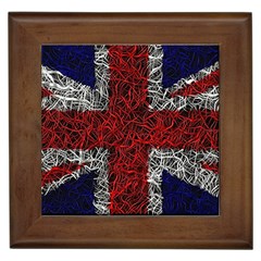 Union Jack Flag Uk Patriotic Framed Tiles by Celenk