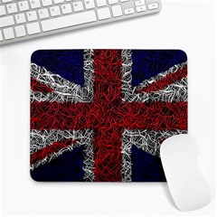 Union Jack Flag Uk Patriotic Large Mousepads by Celenk