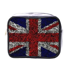 Union Jack Flag Uk Patriotic Mini Toiletries Bags by Celenk