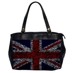 Union Jack Flag Uk Patriotic Office Handbags by Celenk