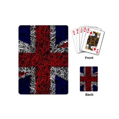 Union Jack Flag Uk Patriotic Playing Cards (mini)  by Celenk