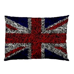 Union Jack Flag Uk Patriotic Pillow Case (two Sides) by Celenk