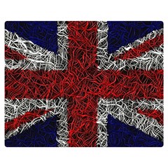 Union Jack Flag Uk Patriotic Double Sided Flano Blanket (medium)  by Celenk