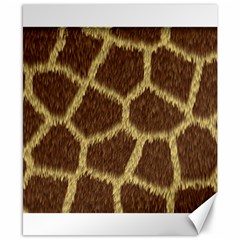 Background Texture Giraffe Canvas 8  X 10  by Celenk