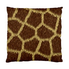 Background Texture Giraffe Standard Cushion Case (one Side) by Celenk