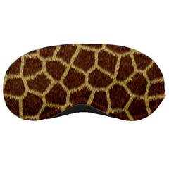 Background Texture Giraffe Sleeping Masks by Celenk