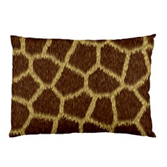 Background Texture Giraffe Pillow Case (two Sides) by Celenk