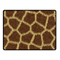 Background Texture Giraffe Double Sided Fleece Blanket (small)  by Celenk