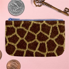 Background Texture Giraffe Large Coin Purse by Celenk