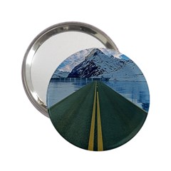 Road Ice Landscape 2 25  Handbag Mirrors