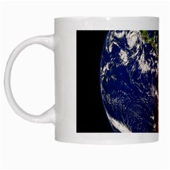 Climate Change Global Warming White Mugs by Celenk