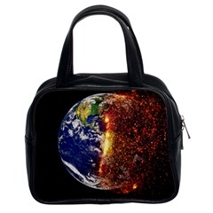 Climate Change Global Warming Classic Handbags (2 Sides) by Celenk