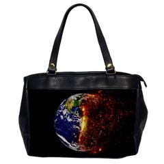 Climate Change Global Warming Office Handbags by Celenk