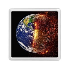 Climate Change Global Warming Memory Card Reader (square)  by Celenk