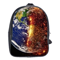 Climate Change Global Warming School Bag (xl) by Celenk