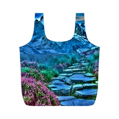 Pathway Nature Landscape Outdoor Full Print Recycle Bags (m)  by Celenk