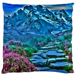 Pathway Nature Landscape Outdoor Large Flano Cushion Case (One Side) Front