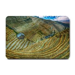 Rice Field China Asia Rice Rural Small Doormat  by Celenk