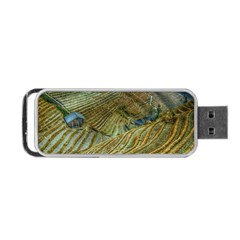 Rice Field China Asia Rice Rural Portable Usb Flash (one Side) by Celenk