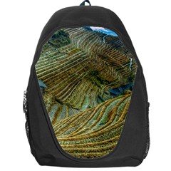 Rice Field China Asia Rice Rural Backpack Bag by Celenk