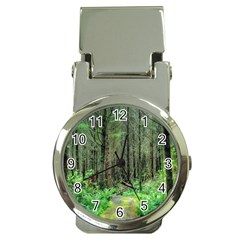 Forest Woods Nature Landscape Tree Money Clip Watches by Celenk