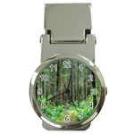 Forest Woods Nature Landscape Tree Money Clip Watches Front