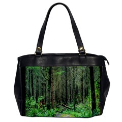 Forest Woods Nature Landscape Tree Office Handbags by Celenk