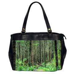 Forest Woods Nature Landscape Tree Office Handbags (2 Sides)  by Celenk