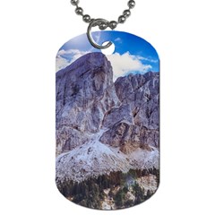 Rock Sky Nature Landscape Stone Dog Tag (one Side) by Celenk