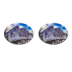 Rock Sky Nature Landscape Stone Cufflinks (oval) by Celenk