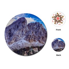 Rock Sky Nature Landscape Stone Playing Cards (round)  by Celenk