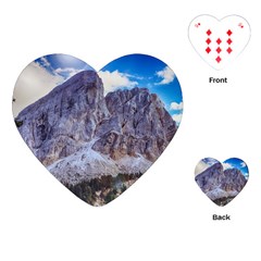 Rock Sky Nature Landscape Stone Playing Cards (heart)  by Celenk