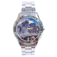 Rock Sky Nature Landscape Stone Stainless Steel Analogue Watch by Celenk