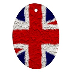 Union Jack Flag National Country Ornament (oval) by Celenk