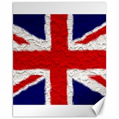 Union Jack Flag National Country Canvas 11  X 14   by Celenk