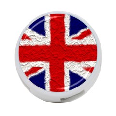 Union Jack Flag National Country 4-port Usb Hub (two Sides)  by Celenk