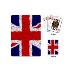 Union Jack Flag National Country Playing Cards (mini)  by Celenk