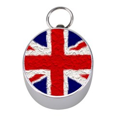 Union Jack Flag National Country Mini Silver Compasses by Celenk