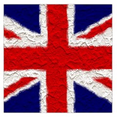 Union Jack Flag National Country Large Satin Scarf (square) by Celenk