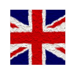 Union Jack Flag National Country Small Satin Scarf (square) by Celenk