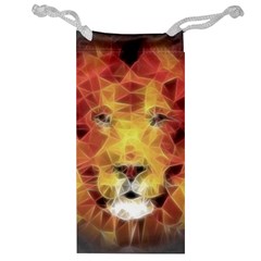 Fractal Lion Jewelry Bag