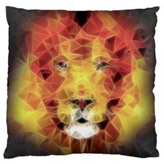 Fractal Lion Large Cushion Case (two Sides)