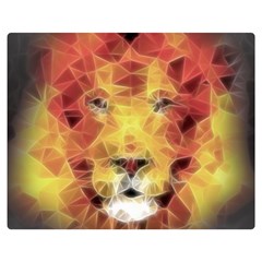 Fractal Lion Double Sided Flano Blanket (medium)  by Celenk